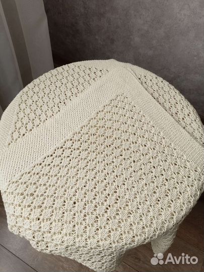 Плед детский вязаный ручная работа