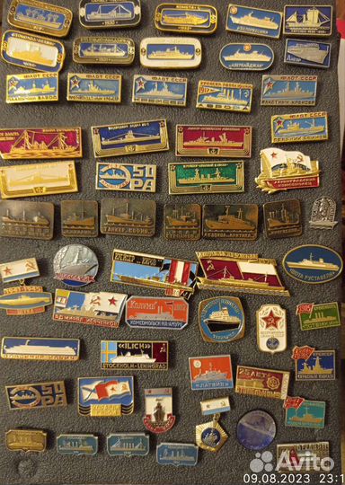 Знаки и значки СССР флот