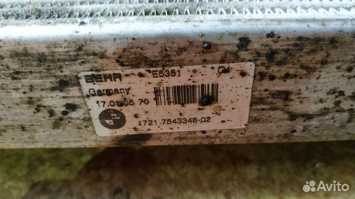 Масляный радиатор на бмв е53 N62B44