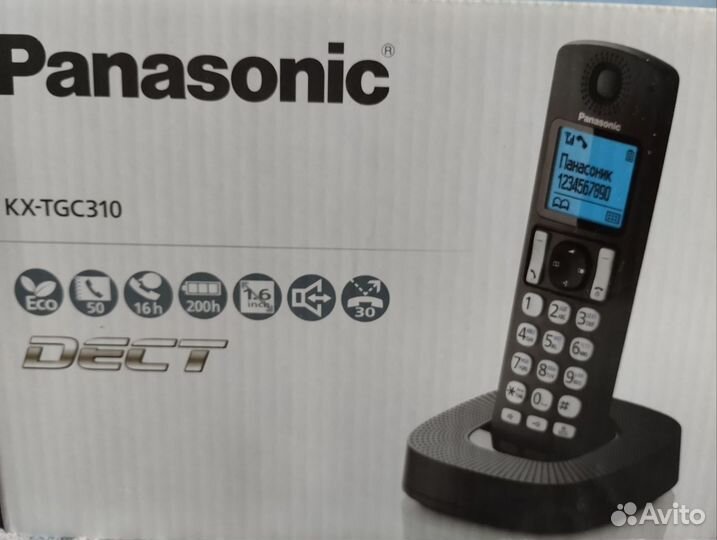 Телефон беспроводной -трубка Panasonic KX-TGC 310