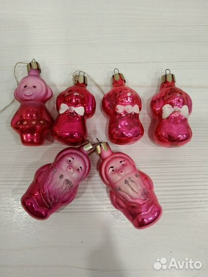 Елочные игрушки СССР одним лотом