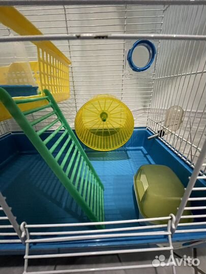 Клетка для грызунов с трубами