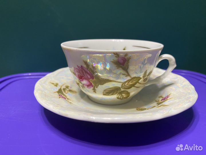 Кофейный мокко сервиз Walbrzych Poland Валбжих