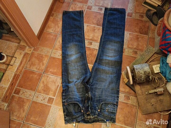 Джинсы Есприт прямые мужские синие р. 30
