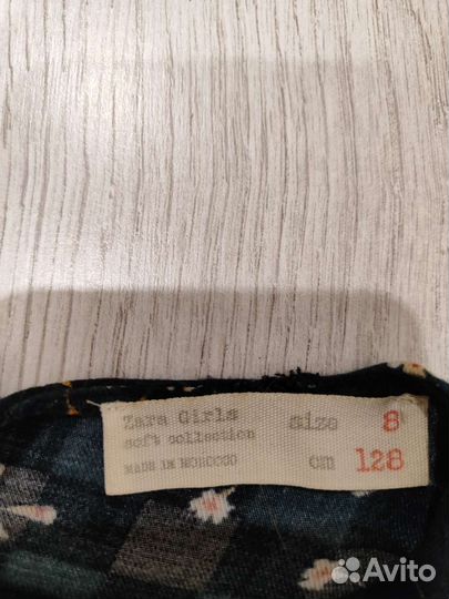 Платье для девочки zara 122 128