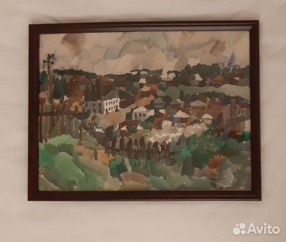 Картина акварель пейзаж