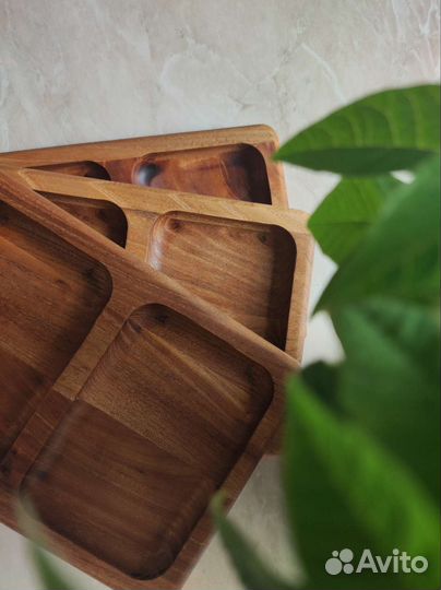 Менажница деревянная из массива