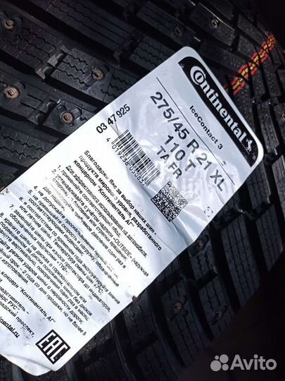 Continental IceContact 3 275/45 R21