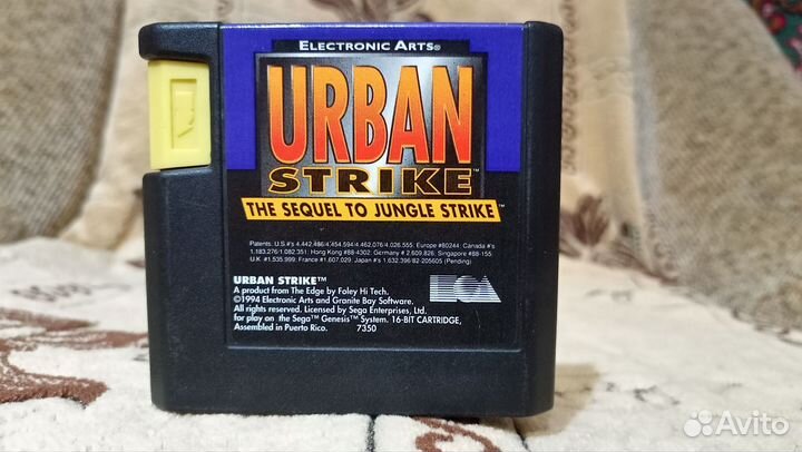 Urban Strike картридж для Sega Mega Drive 2