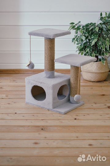 Когтеточка домик для кошек Новый