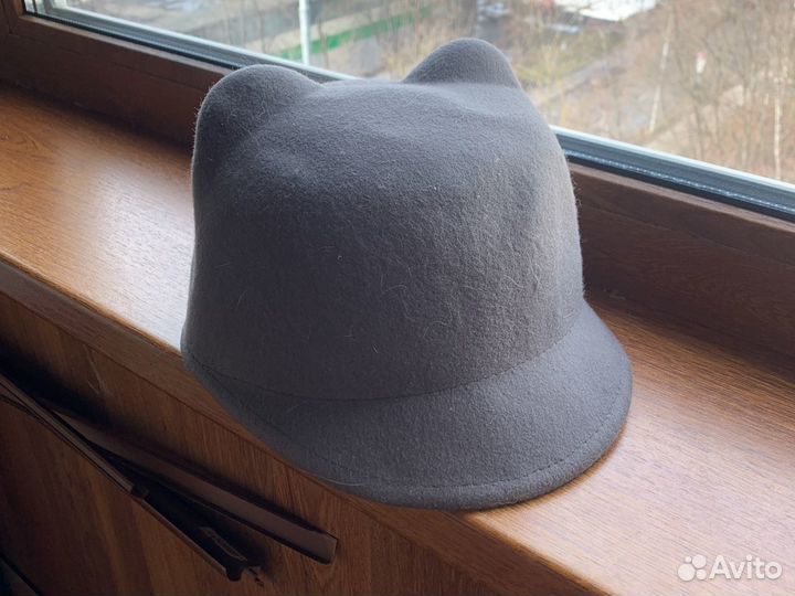 Шапочка-шляпка с ушками