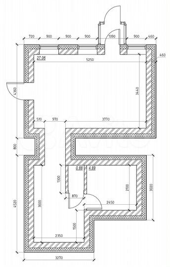 Торговая площадь, 27.6 м²