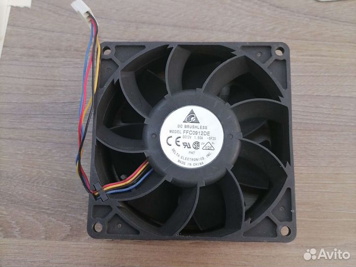 Кулер (вентилятор) Delta ffc0912de 92x38мм 12в1.5А