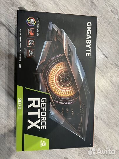 Видеокарта geforce RTX 3070
