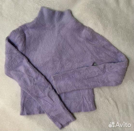 Пушистая кофта женская