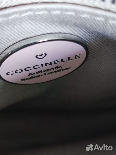 Сумка женская Coccinelle белая оригинал