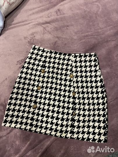 Твидовая юбка Shein