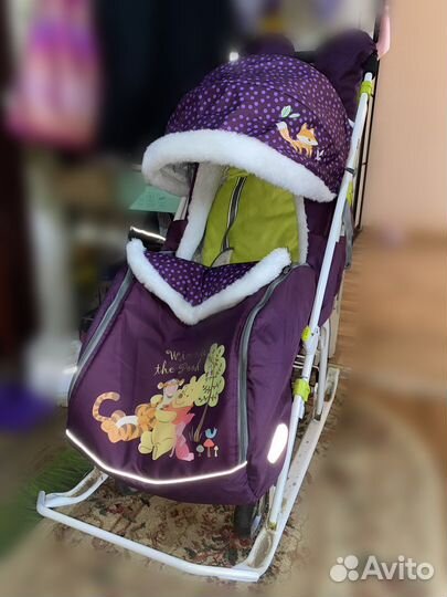 Санки коляска nika kids