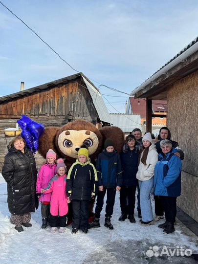 Поздравление от чебурашки