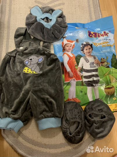 Новогодний костюм мышонок батик