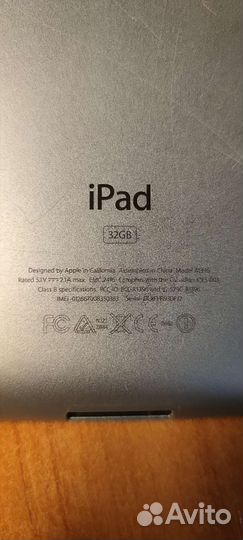 Apple iPad 2 32gb (+слот sim)