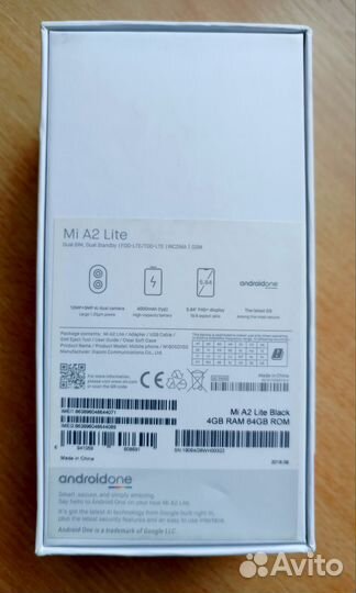 Xiaomi Mi A2 Lite Android One, 4/64 ГБ