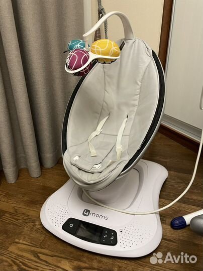 Кресло-качалка 4moms mamaRoсеребро