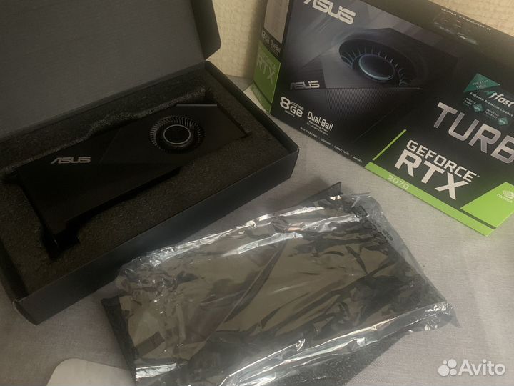 Видеокарта asus Turbo GeForce RTX 2070 8GB
