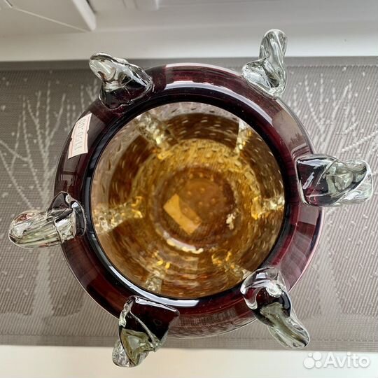 Ваза цветное стекло