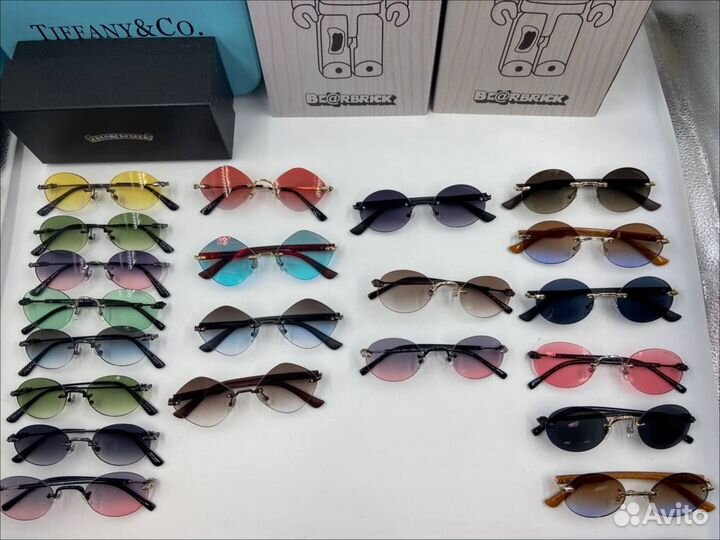 Очки оправа chrome hearts много