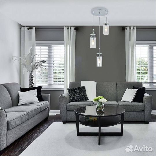 Подвесной светильник Escada avolto 10191/3 Chrome