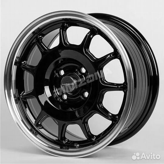 Литой диск weds R15 4x100. Примерка колес