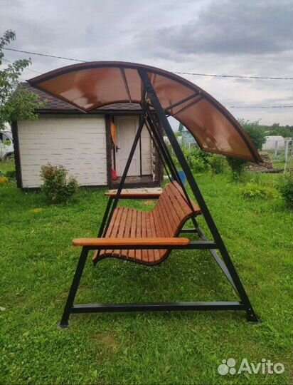 Садовые качели подвесные