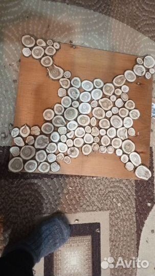 Панно из можжевельника для бани