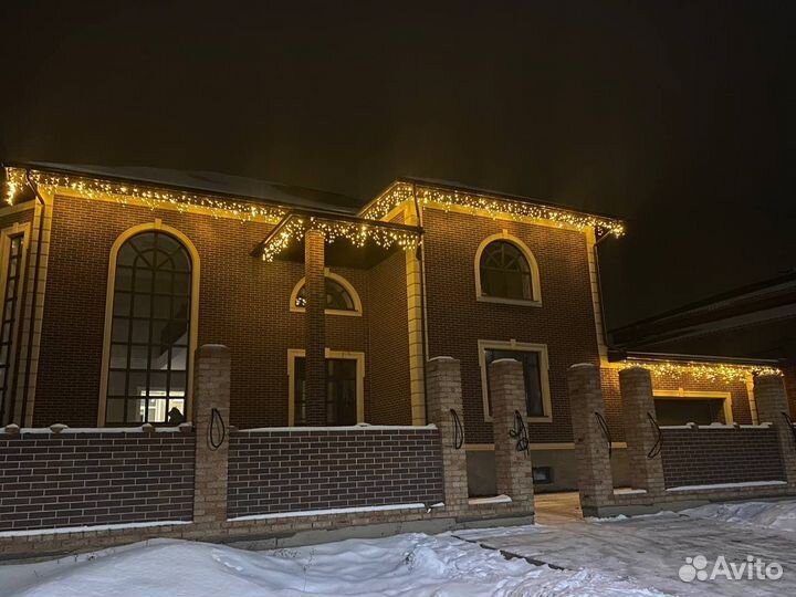 Новогоднее украшение частных домов и др. объектов