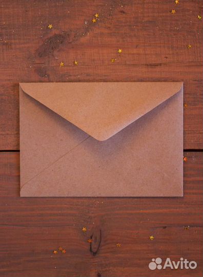 Крафт-конверты С6 114х162мм