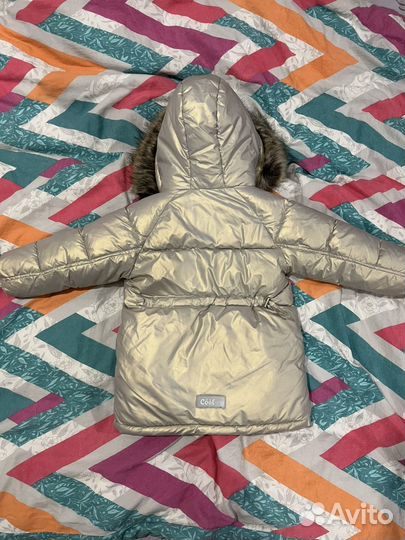 Курточка для девочки зимняя 104