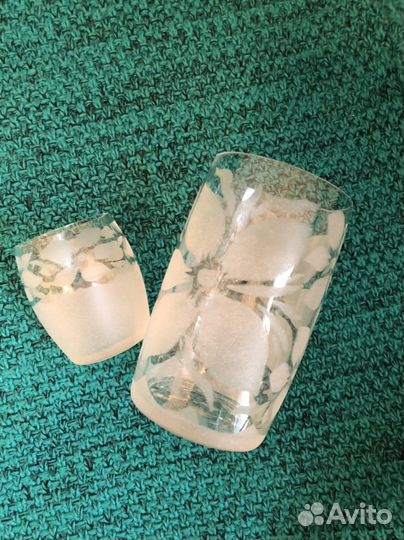 Хрустальная ваза, стаканы, стопки