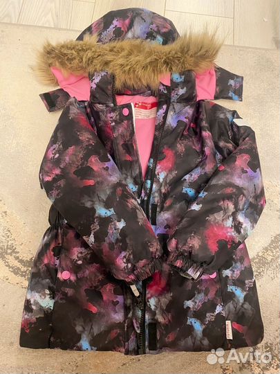 Зимний костюм на девочку 128