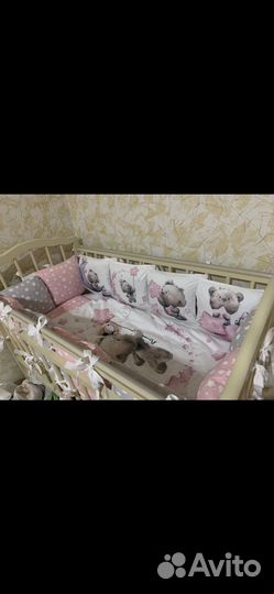 Бортики в кроватку