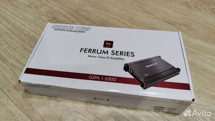 Усилитель Ground Zero gzfa 1.550D