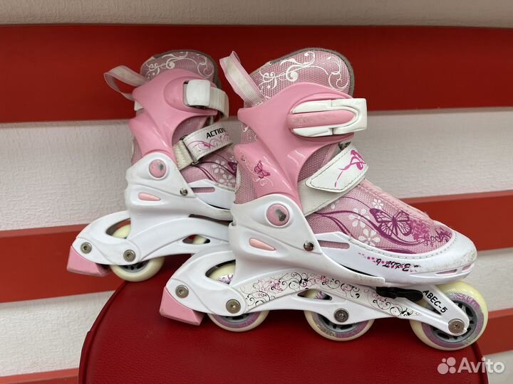 Роликовые коньки Action PW-117P размер 26-29
