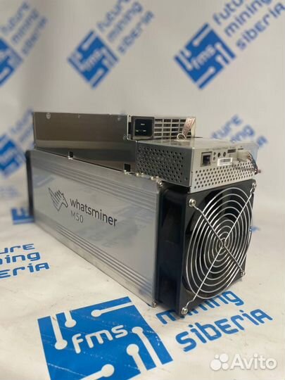 Whatsminer M50s 124TH 26W, готовый к работе