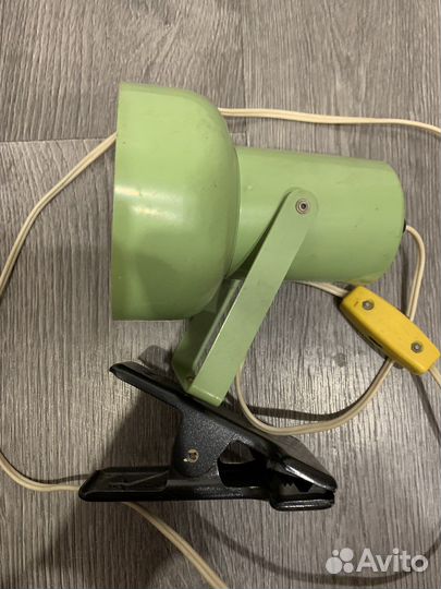 Лампа на прищепке СССР - Советская