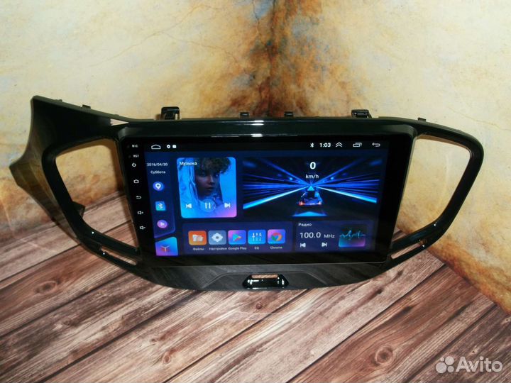 Магнитола LADA Vesta Android GPS Bluetooth