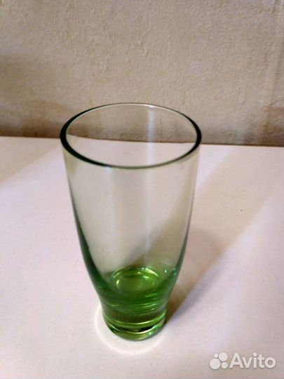 Графин с рюмками. Цветное стекло. СССР