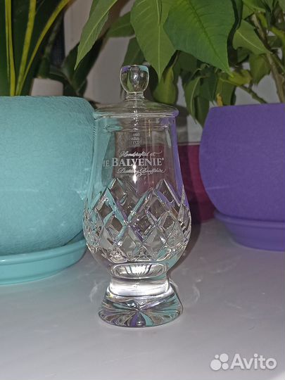 Хрустальный бокал Glencairn с крышкой