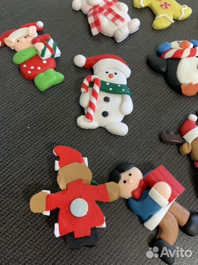 Магниты новогодние на холодильник