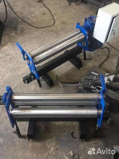 Вальцы 600мм. Верхний вал 60мм