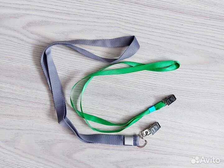 Лента шейная шнурок ремешок прищепка для бейджа